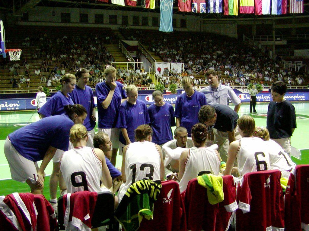 MS U19, Brno - hala Rondo 2001. Foto: FIBA - archiv Marian Svoboda.