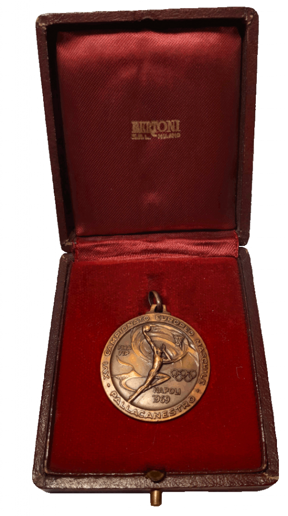 Bronzová medaile za třetí místo na ME v italské Neapoli 1969.