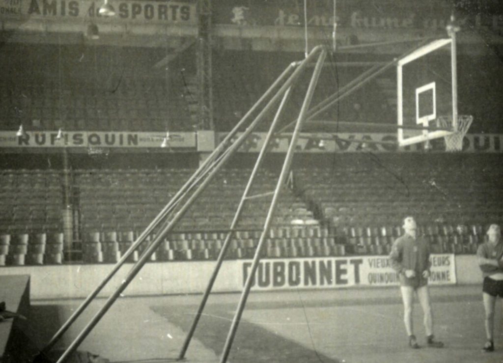 Trénink národního mužstva ME 1951 Paříž.